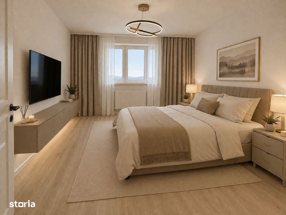 Apartament nou 2 camere în Tractorul | La câteva minute de Coresi Mall — fotografia 2