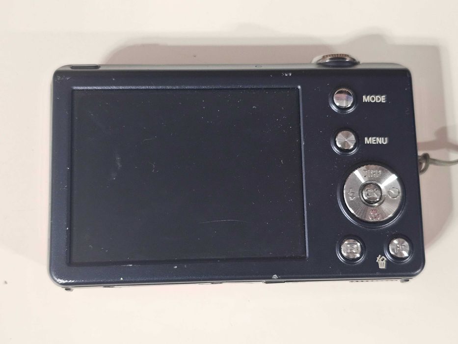 Y2K Aparat foto digital compact Samsung ST65 Rosu 14.2MP 5x Zoom