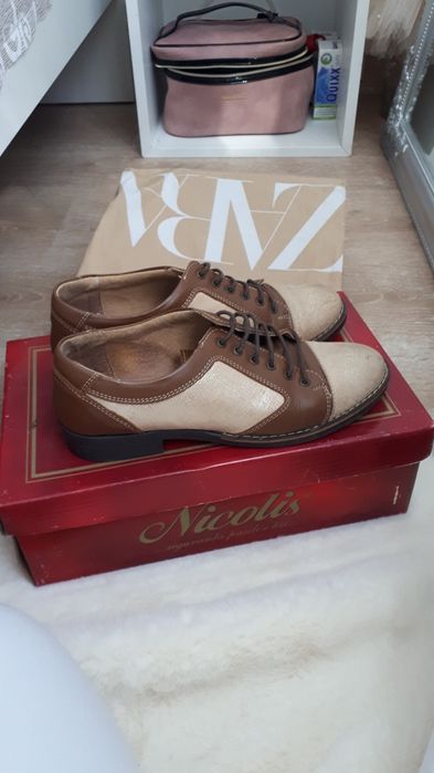 Pantofi piele naturală