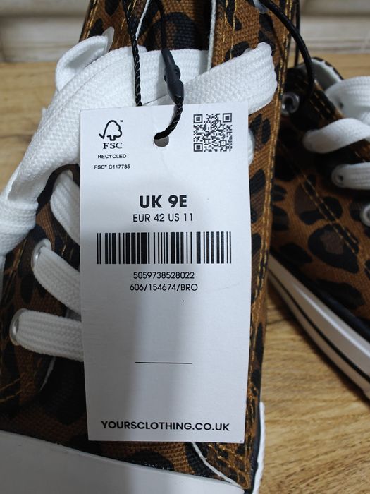 Кеды леопардовые 42р.