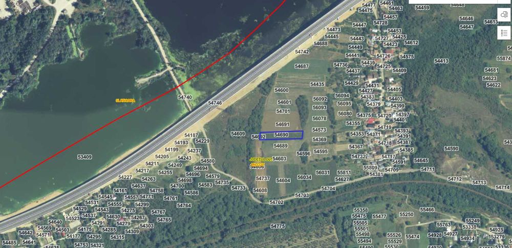 DE VÂNZARE – 2 terenuri intravilane in Milcovu Din Vale jud Olt langa lacul Cacana