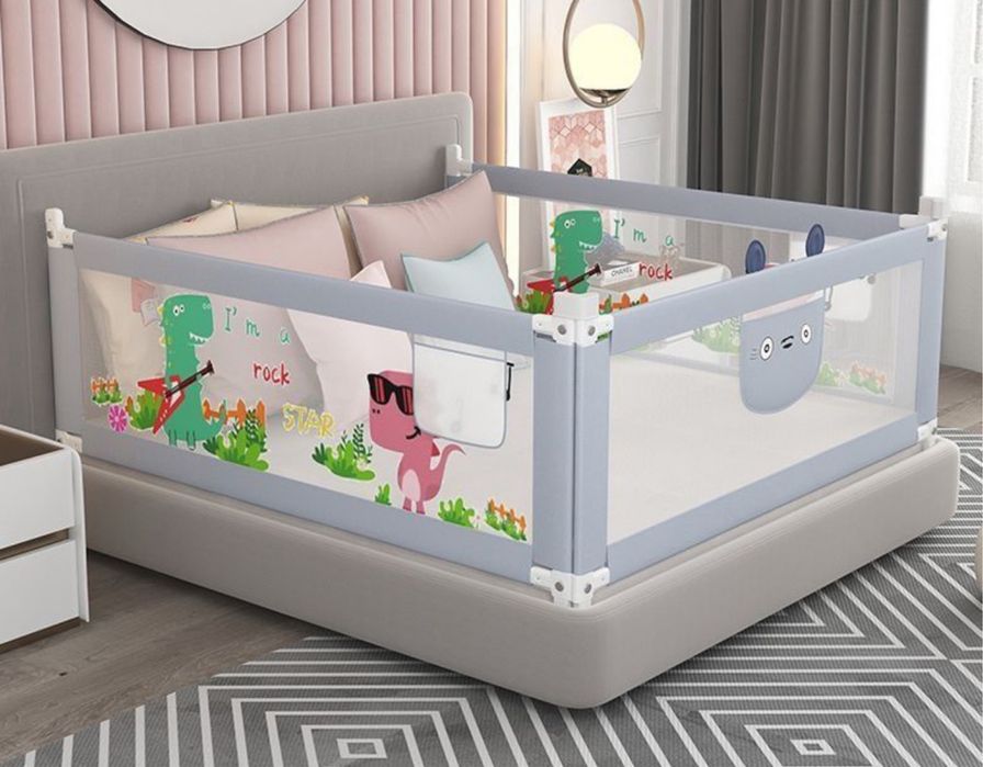 Висока преграда за легло за бебе