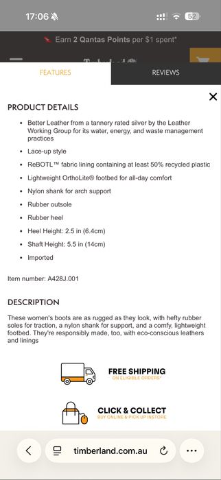 Женские ботинки timberland