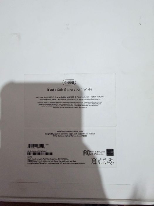 İpad 10th 64 gb.