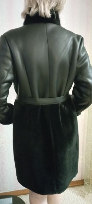 Дублёнка+кожа+норка