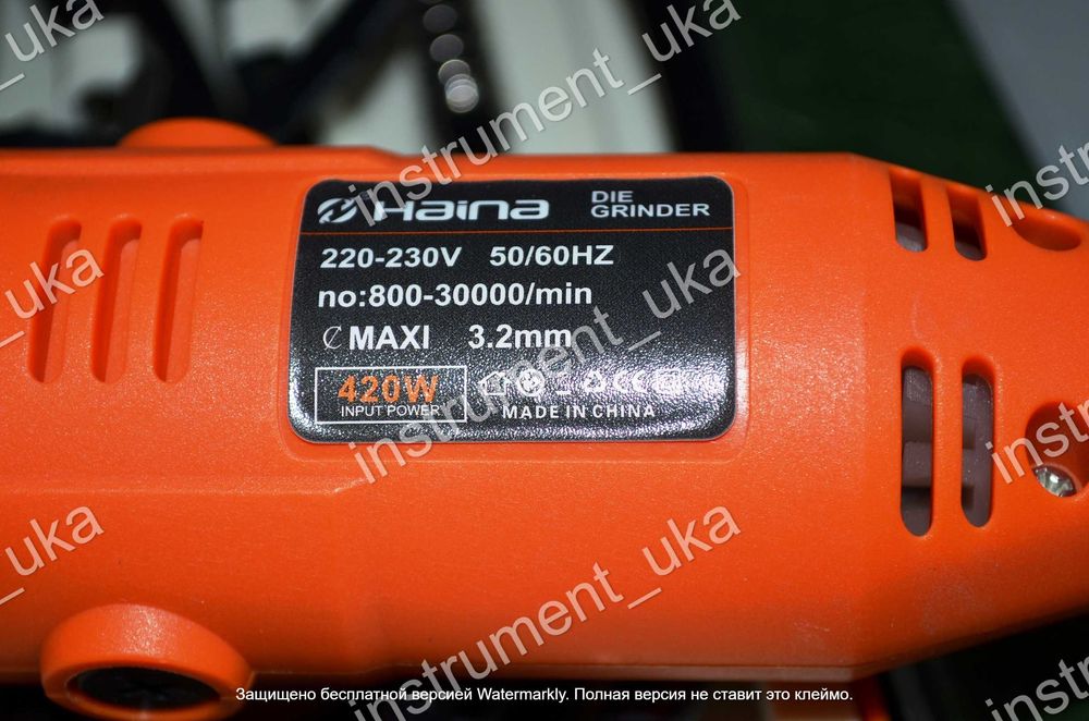 Дремель Haina (бормашинка гравер) с набором