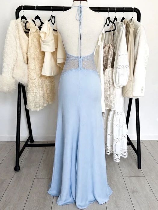 Rochie Bleu Delicată
