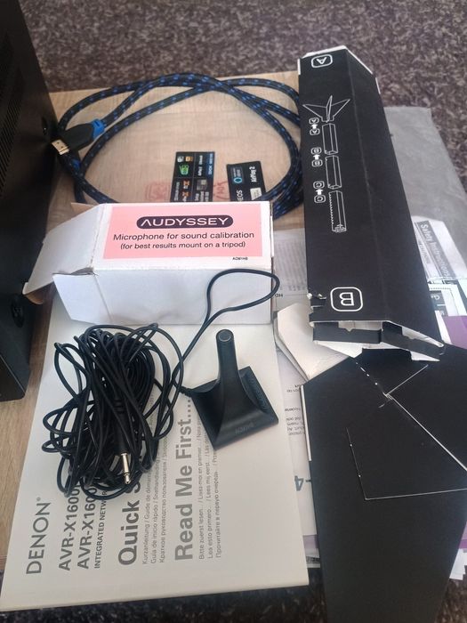 Vând Denon AVR-X1600H DAB + 4 Sateliți Pioneer S11 + 2 Cabluri Boxe + 1 Cablu HDMI