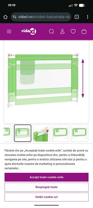 Balustrada de protecție pentru copii