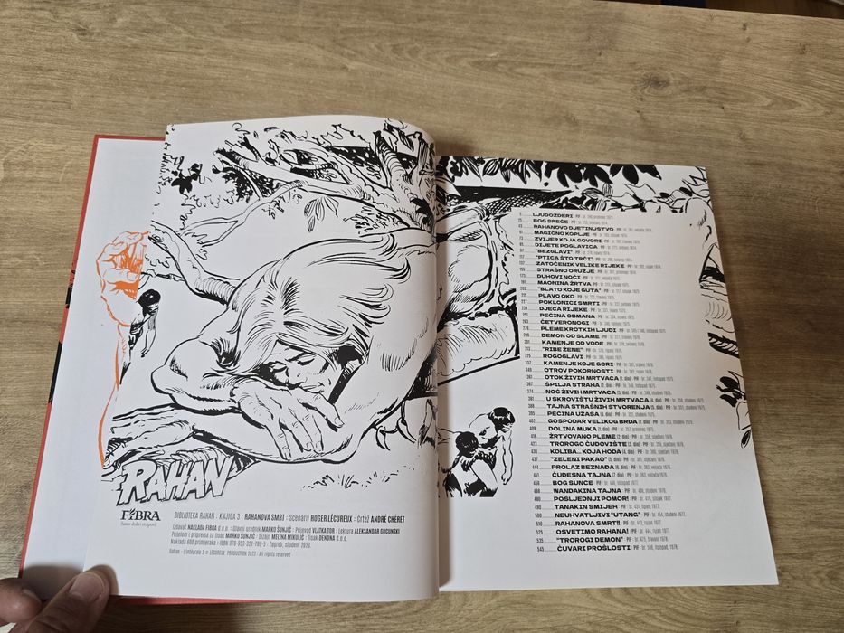 Lot de 3 volume din INTEGRALA RAHAN  in limba croată