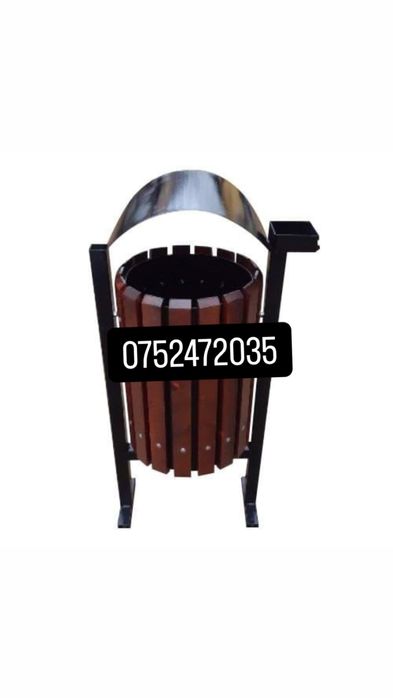 Cos de gunoi/Banca de parc/gradina