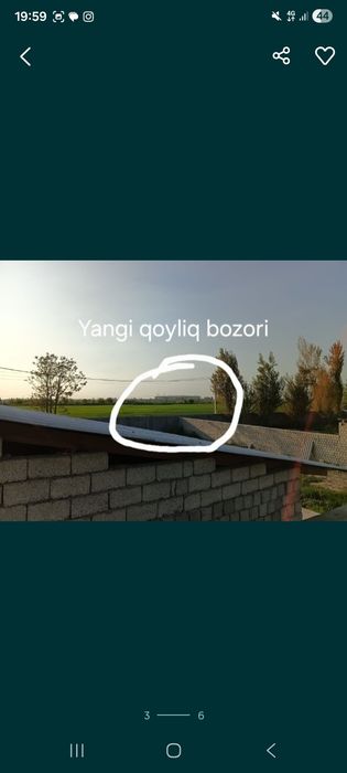 Участка сотилади зор жойда жойлашкан нархини келишамиз
