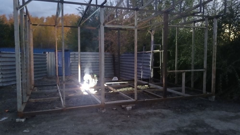 Павильон Каркас с материялами
