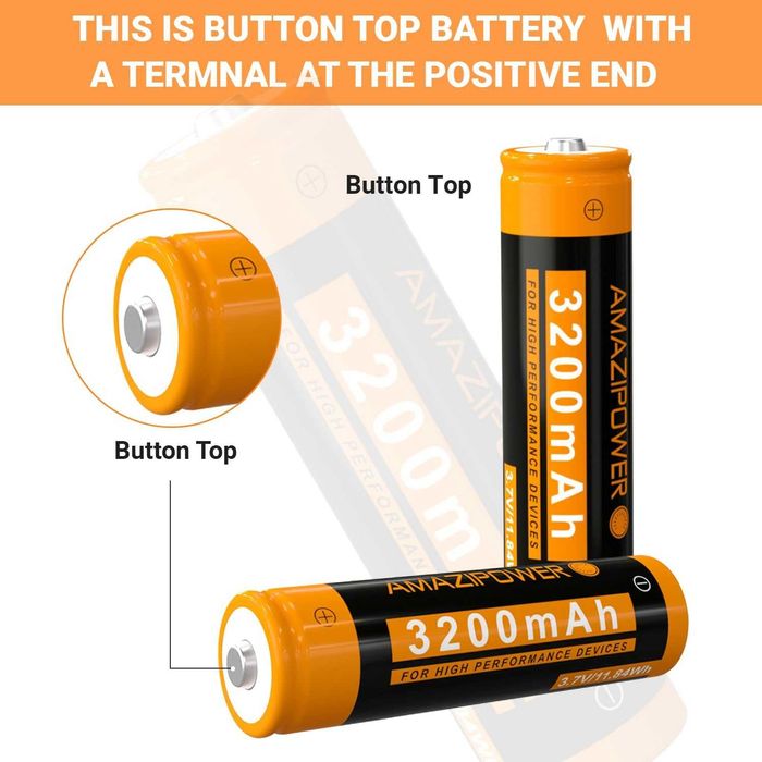 3,7 V акумулаторна батерия, 2 броя
