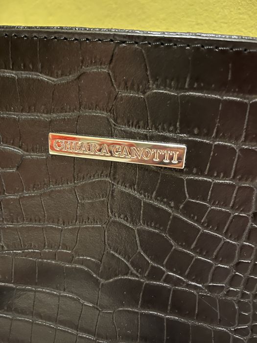 Страхотна чанта от естествена кожа Нова и малка чанта Тоска блу