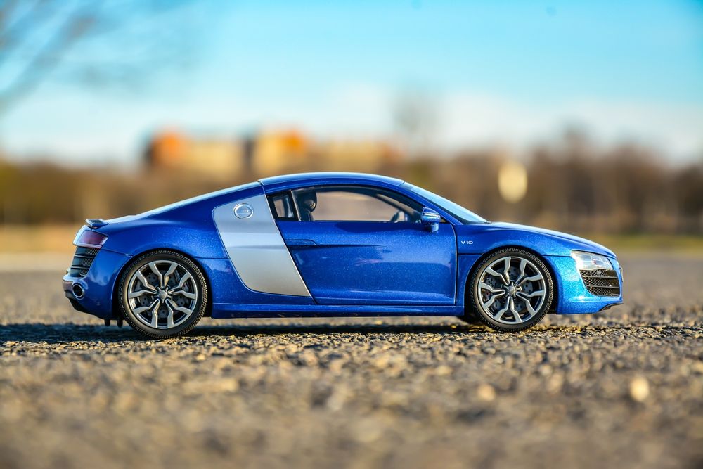 Macheta auto 1/18 Kyosho , Audi R8 . Nu autoart