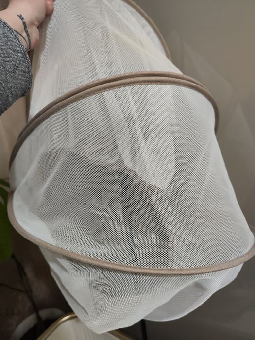 Кошара с подвижна страна Chipolino Baby boss, Бежова+ матрак бамбук