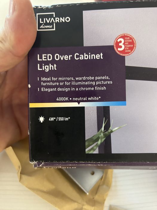 Livarno lampa led noua !