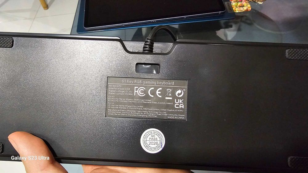 Клавиатура - USB, RGB 60%