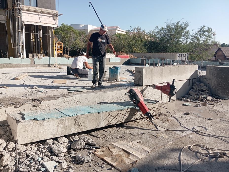 Бетон кесиш битон тешиш бетон Бузамиз Алмазная резка Алмазное бурение