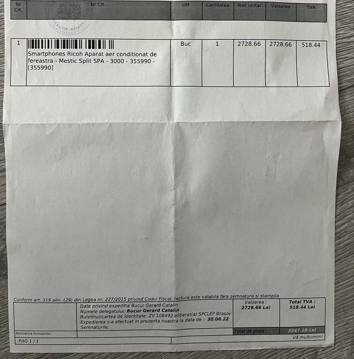 Aer conditionat mobil - Mestic