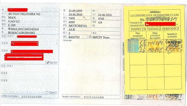 Autoutilitara N2 MAN 8.163 LC cu lift