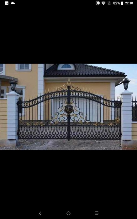 Ковано Желязо изработване на врати,огради,парапети,тераси,навеси,и др.