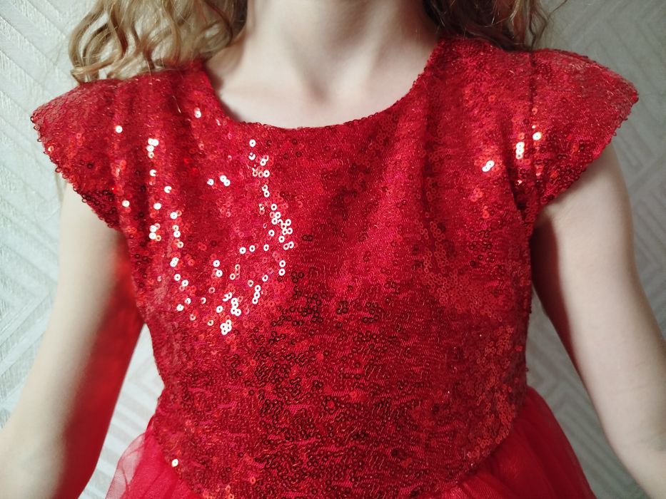 Платье для девочки нарядное новогодний костюм