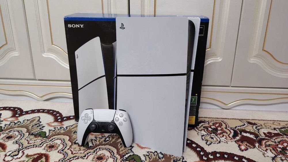 playstation 5 slim 1тб 1 джойстик Топ игры состояние идеальное