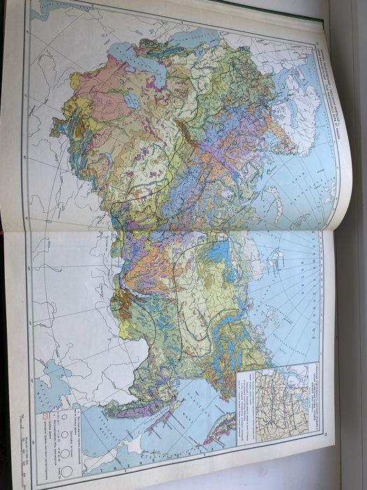 Советская карта  книга атлас ссср