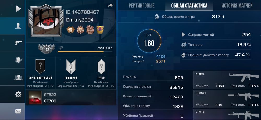 Аккаунт Standoff 2