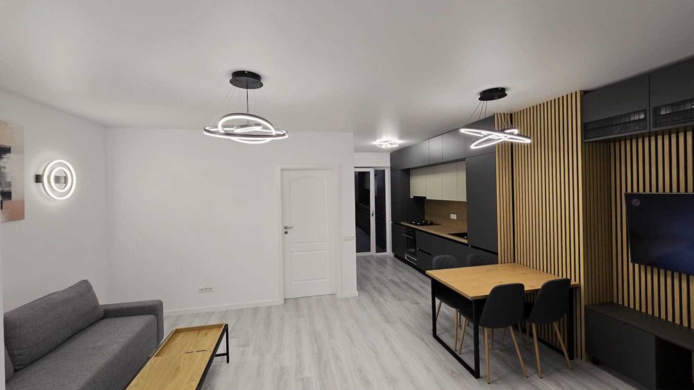 Studio premium cu 2 camere Apollo Park Biruinţei 87, prima inchiriere!