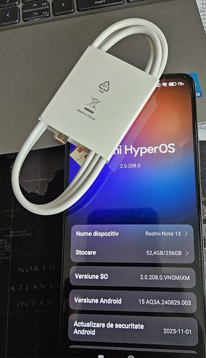 Redmi Note 13 , 12/256GB ca nou