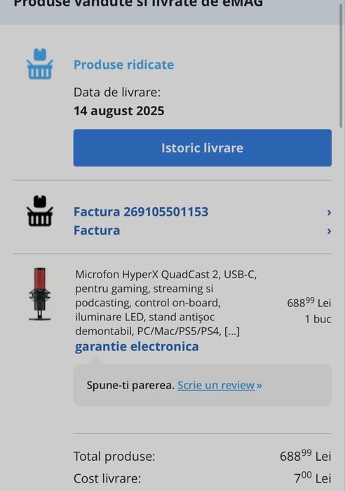 Microfon HyperX QuadCast S