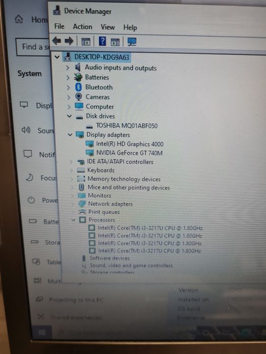 Laptop Acer i3 3rd gen 8gb 500gb nvidia 2gb 14"led slim hd