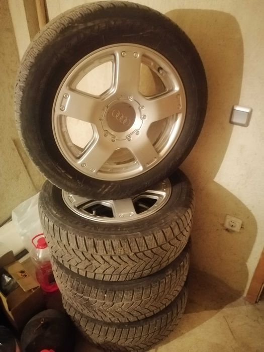 Зимни гуми с джанти Ауди 5х112