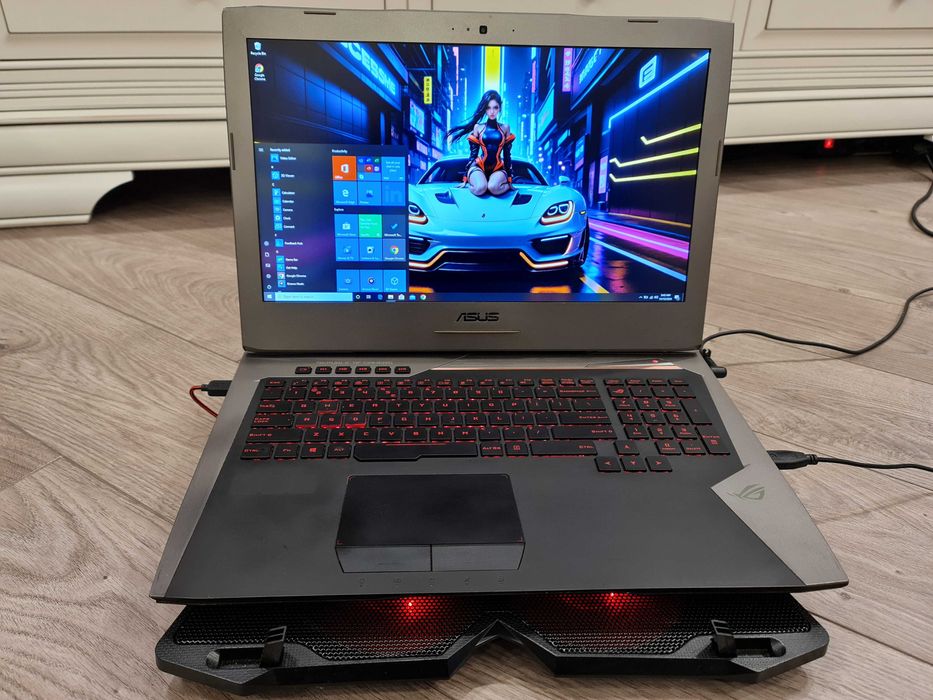 Laptop gaming Asus Rog, intel core i7-quad core, video 6 gb ,17,3 inch