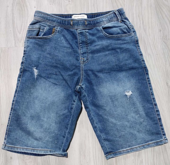 Къси мъжки дънкови панталони House