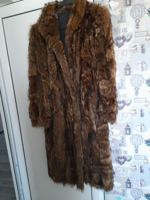 Кожено Палто от Енот