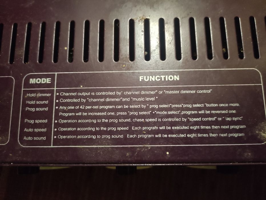 Димер уред за цветомузика