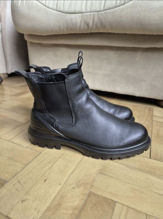 Ghete iarna, ECCO Tredtray K, Piele naturală - Lână - 37 [24 cm)