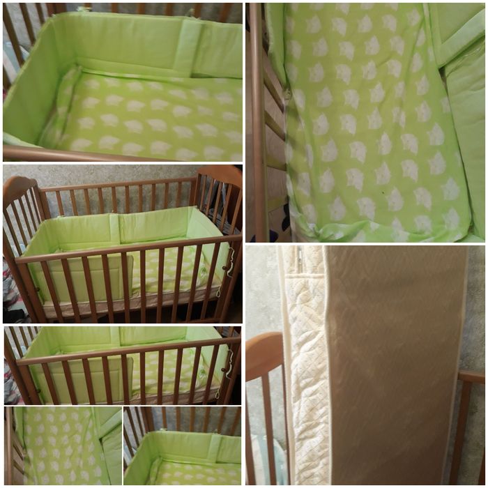 Продам детскую кроватку ортопедический