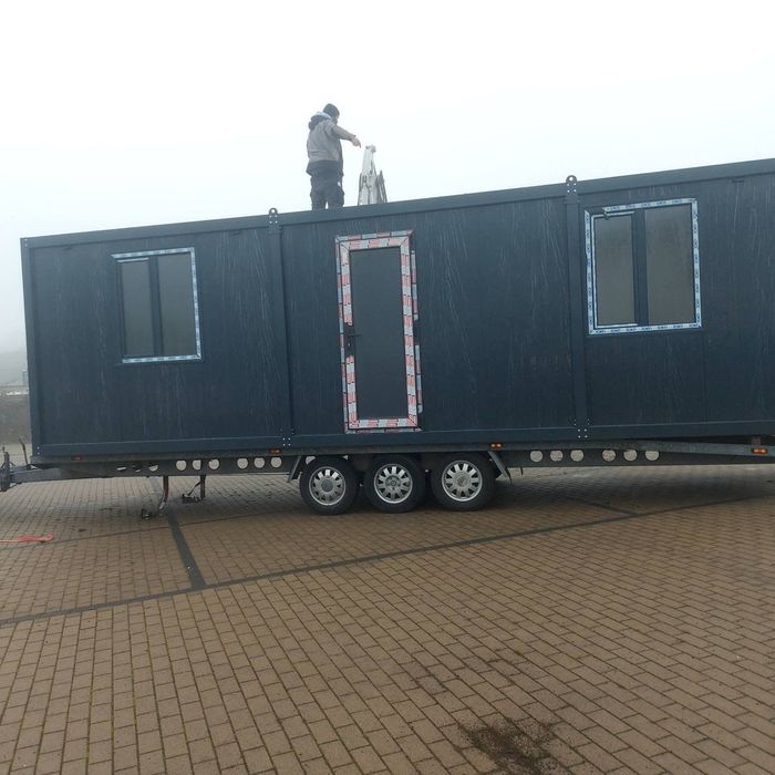 Сглобяема къща контейнер за живеене павилион Наличности