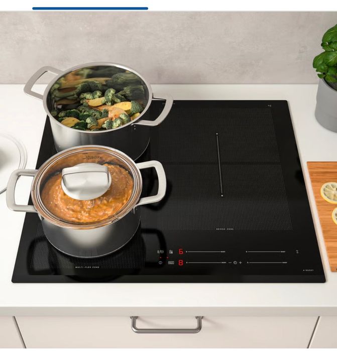 HÖGKLASSIG Plită cu inducţie, IKEA 700 negru, 59 cm