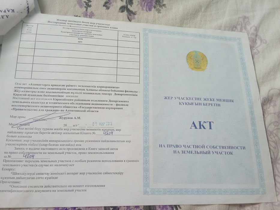 Продам участок 6 сотых .