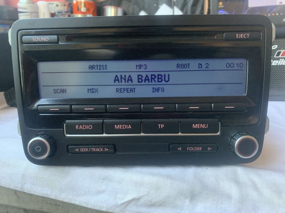 Radio cd, Mp3,AUX,Bluetouth RCD 310 Volkswagen, Skoda