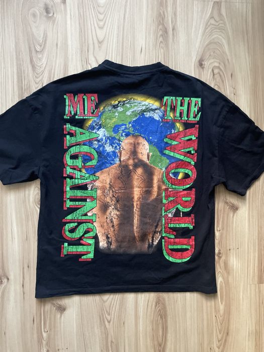 Bershka 2PAC  / мъжка тениска Owersize L