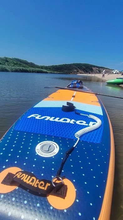 Надуваем падълборд Funwater Adventure 11'6, SUP.