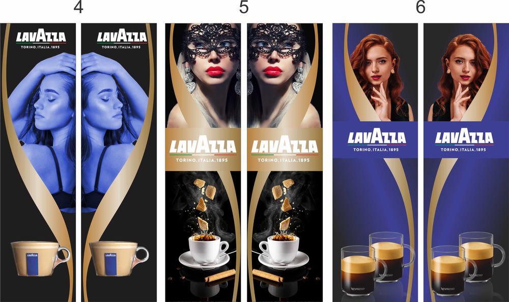 Фолио за вендинг автомати Хладилни витрини и други Цялостно облепяне