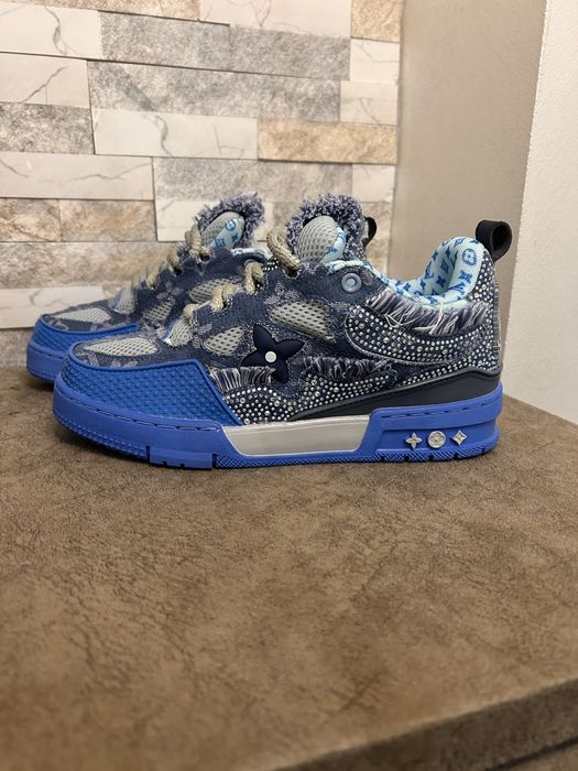 Adidasi Louis Vuitton skate cristal blue , nr 41